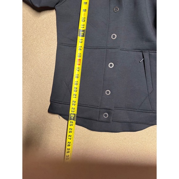 The North Face‎ Womens Black Hooded Snap Front Jacket XS - Picture 8 of 9